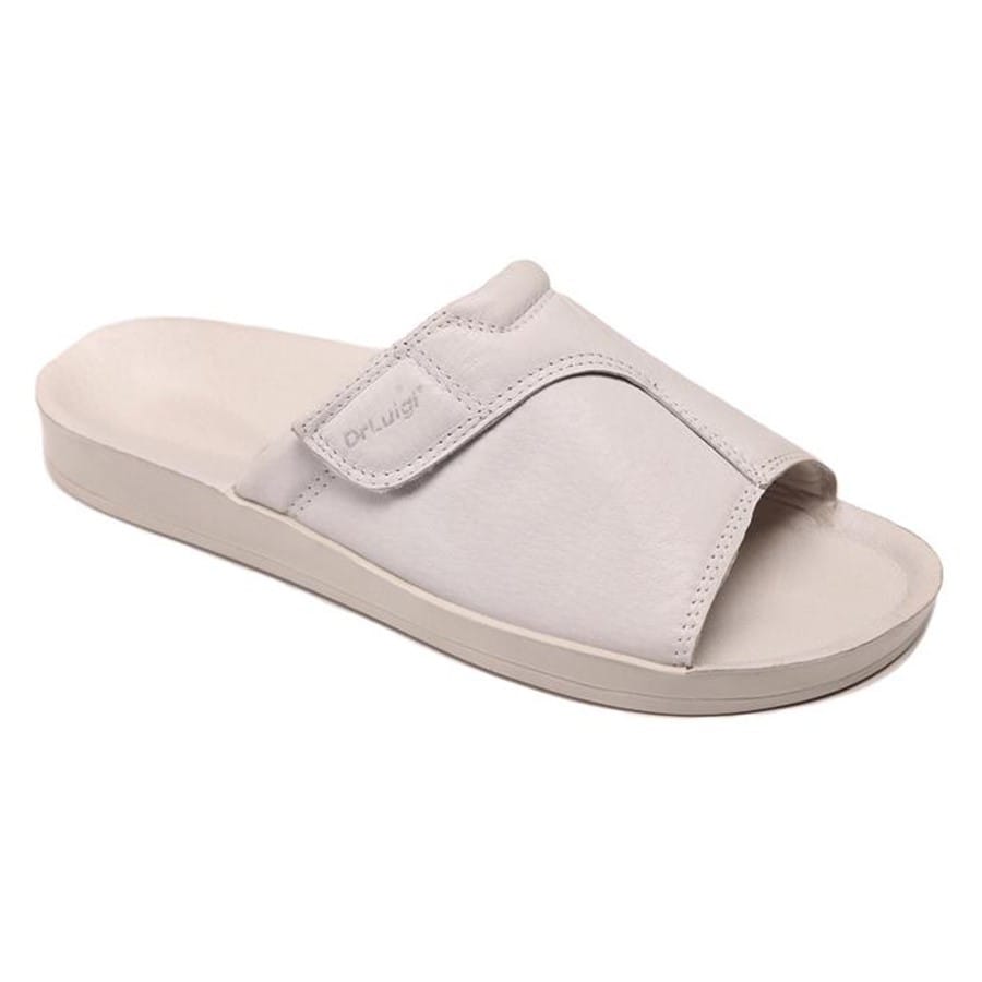 DrLuigi® Orthopedic Sandals for Men - Comfortable Medical Footwear White Leather