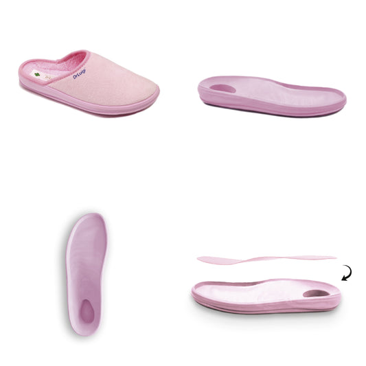 DrLuigi® Heel Pain Relief Shoes - Plantar Fasciitis Support - All-Day Comfort - Pink