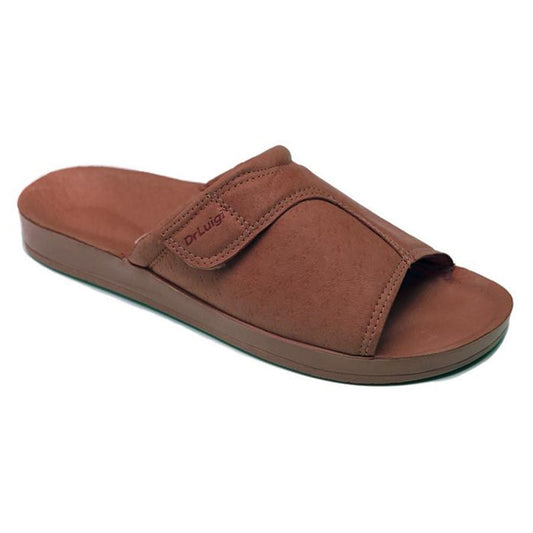 DrLuigi® Orthopedic Sandals for Men - Comfortable Medical Footwear Brown Leather