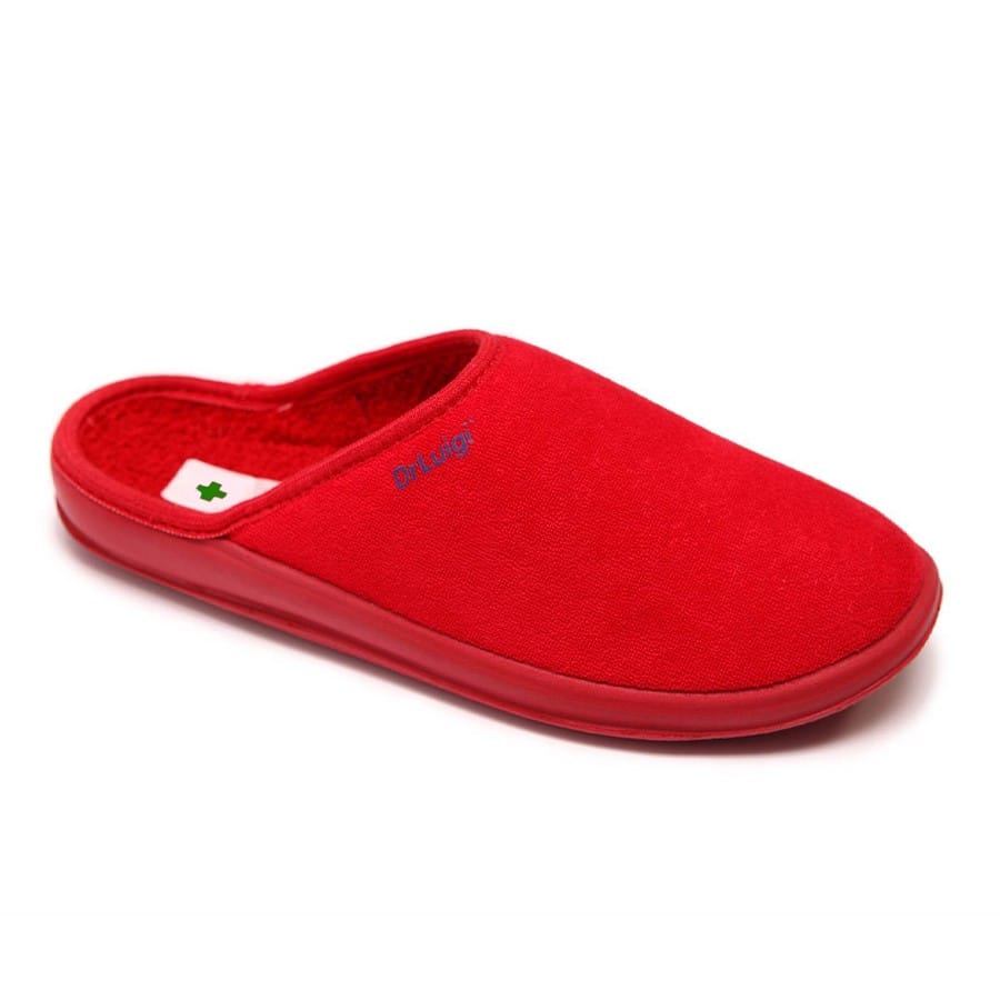 DrLuigi® Orthopedic Slippers for Women - Comfortable Medical Footwear Red