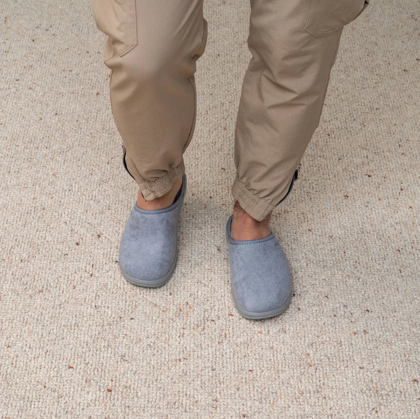 DrLuigi® Orthopedic Slippers for Men - Comfortable Medical Footwear Gray drluigi