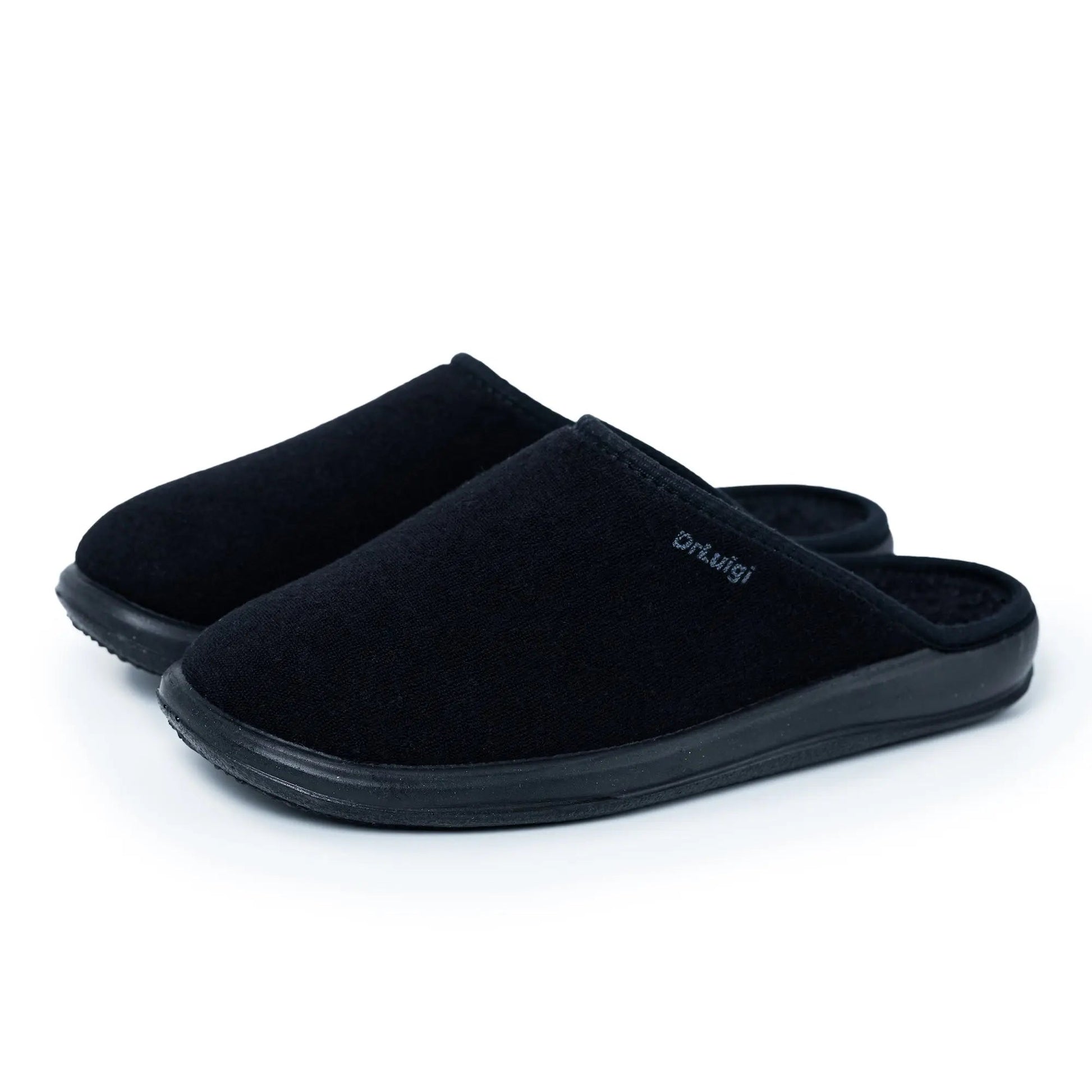 DrLuigi® Orthopedic Slippers for Women - Comfortable Medical Footwear Black drluigi