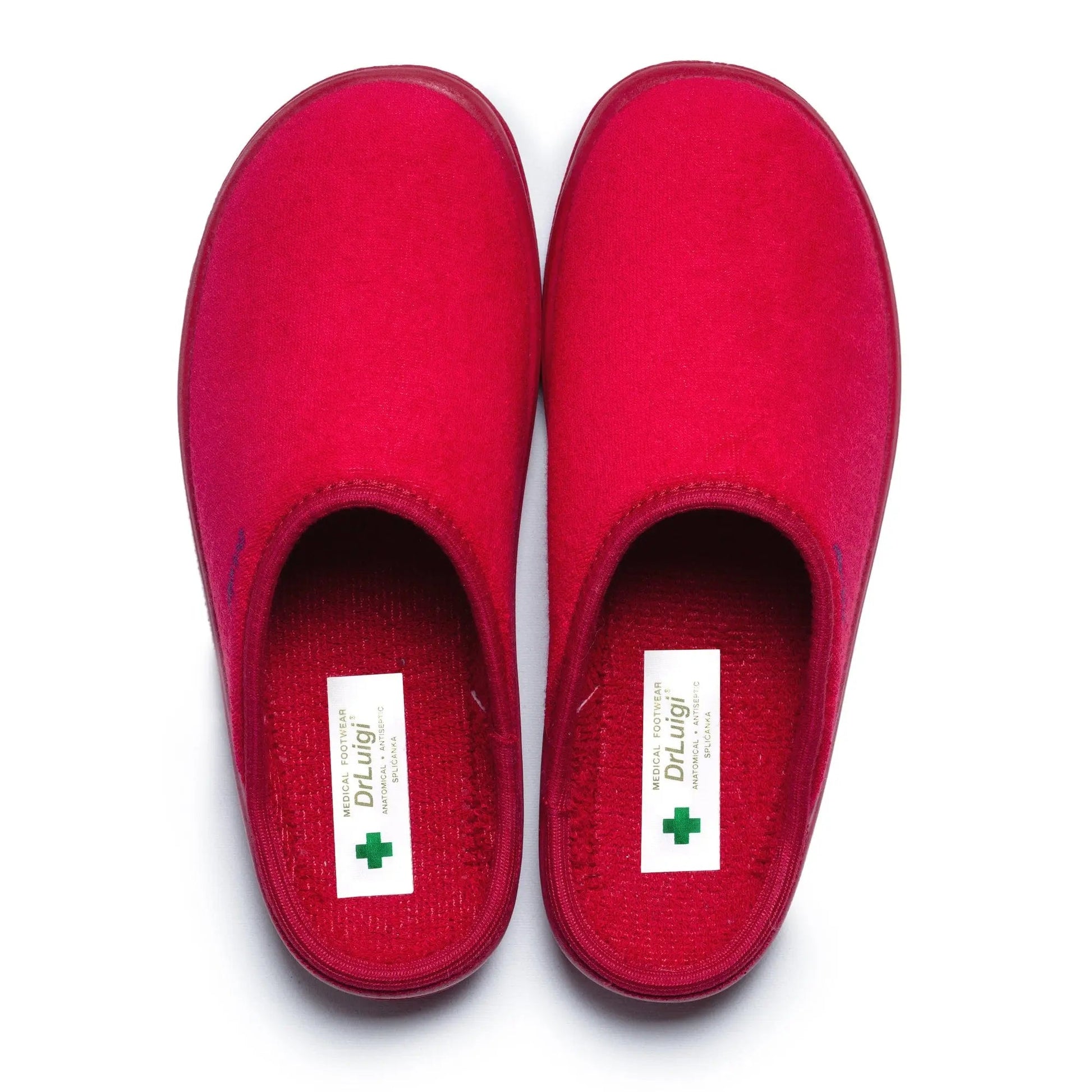 DrLuigi® Orthopedic Slippers for Women - Comfortable Medical Footwear Red drluigi