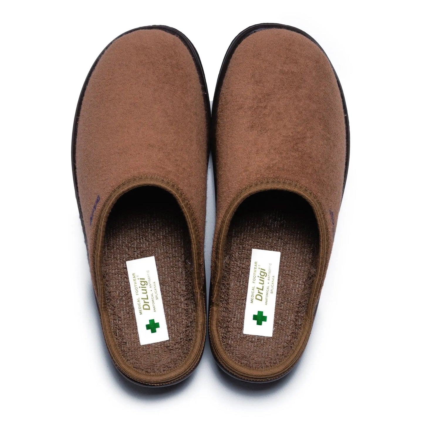DrLuigi® Orthopedic Slippers for Women - Comfortable Medical Footwear Brown drluigi