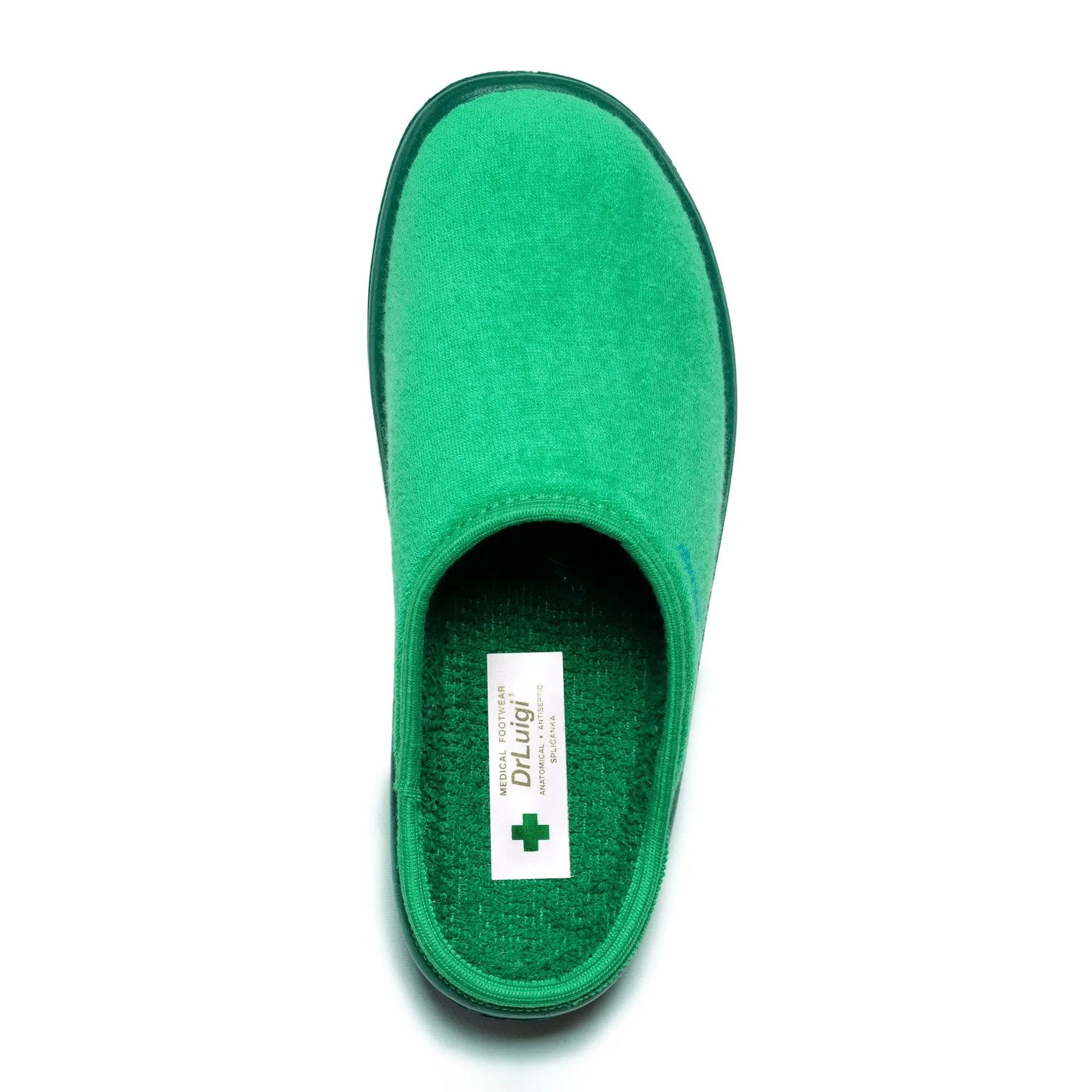 DrLuigi® Orthopedic Slippers for Men - Comfortable Medical Footwear Green drluigi