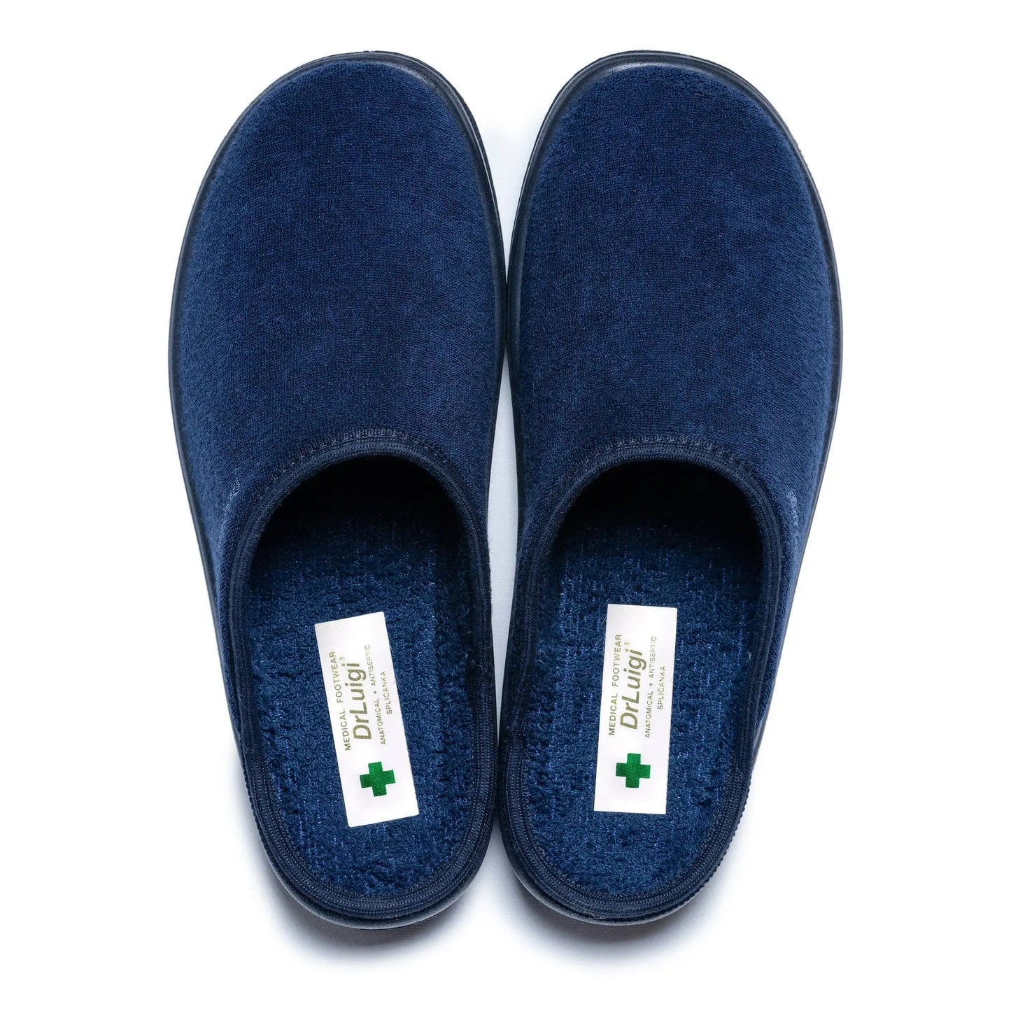 DrLuigi® Orthopedic Slippers for Men - Comfortable Medical Footwear Navy Blue drluigi