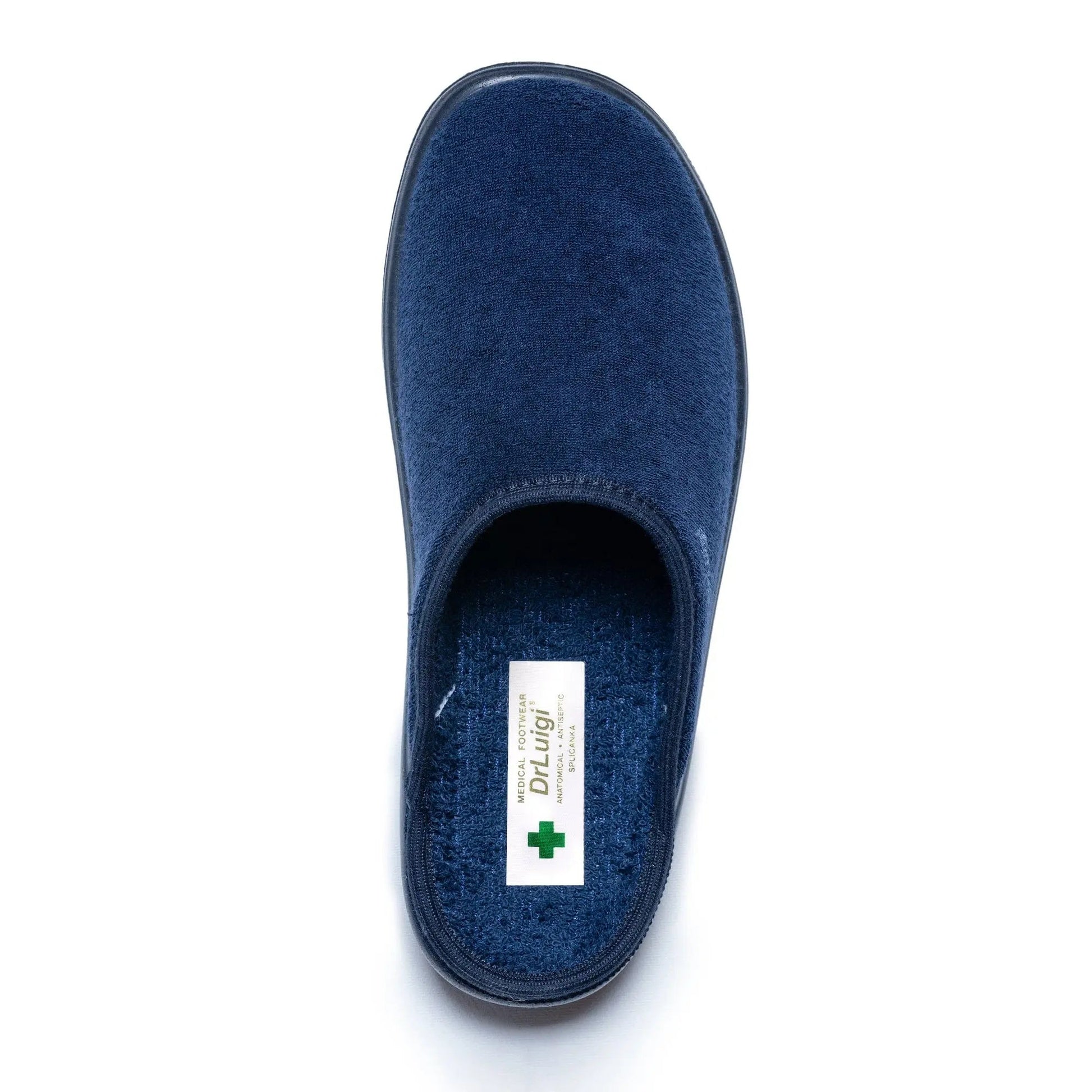 DrLuigi® Orthopedic Slippers for Men - Comfortable Medical Footwear Navy Blue drluigi