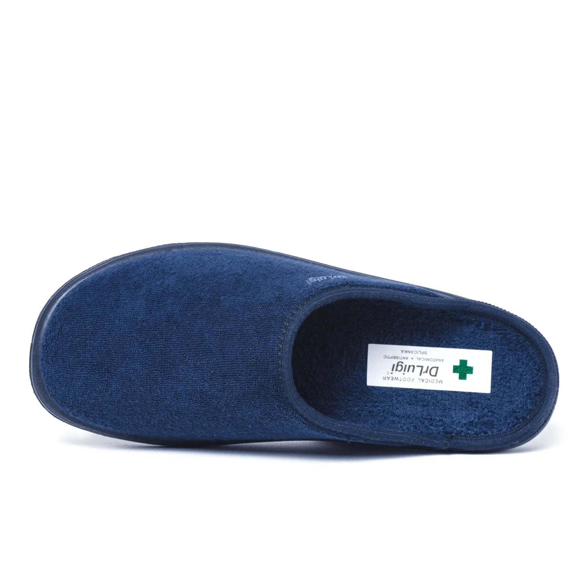 DrLuigi® Orthopedic Slippers for Men - Comfortable Medical Footwear Navy Blue drluigi