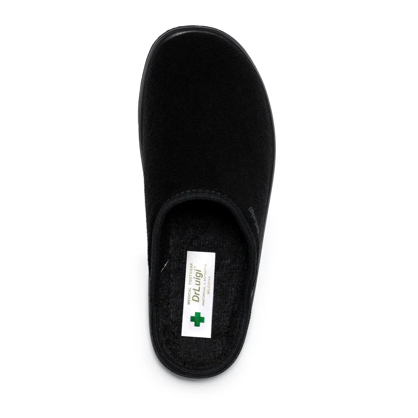 DrLuigi® Orthopedic Slippers for Women - Comfortable Medical Footwear Black drluigi