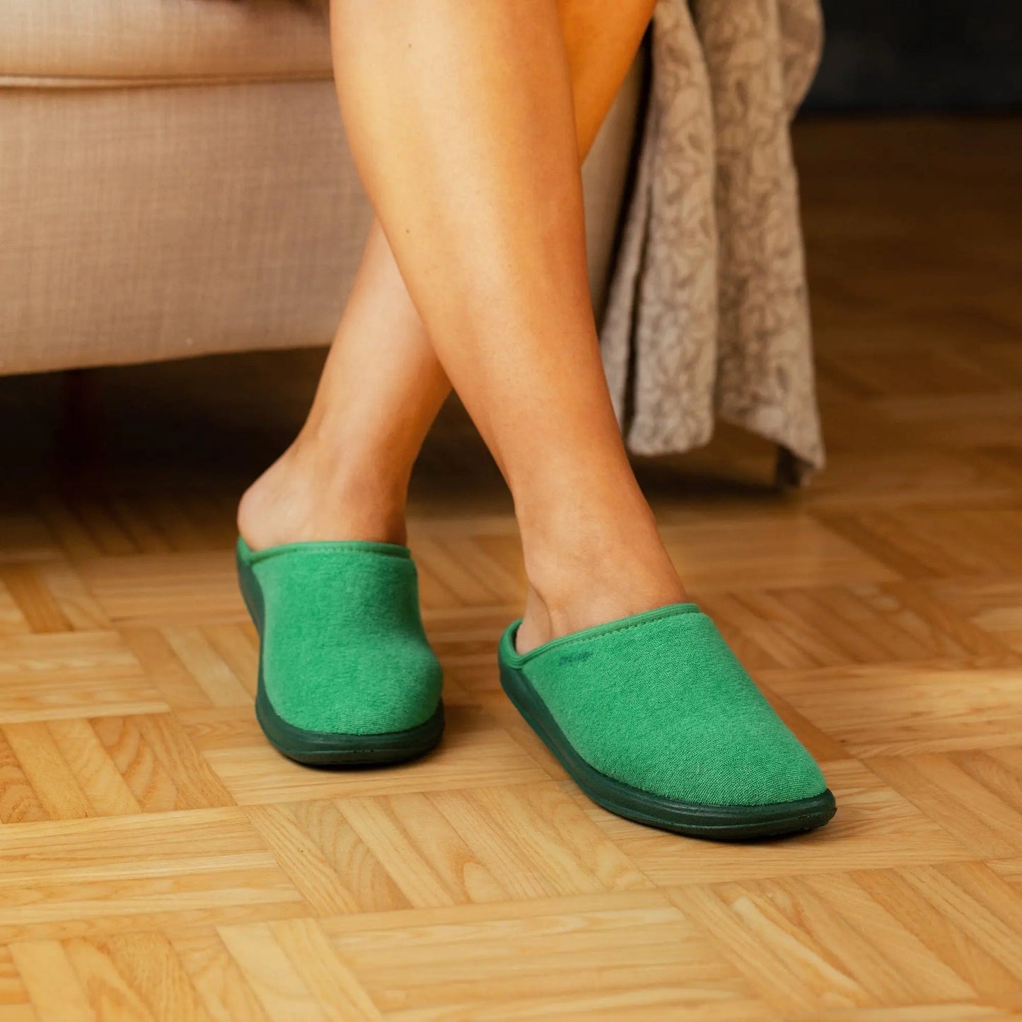 DrLuigi® Orthopedic Slippers for Women - Comfortable Medical Footwear Green drluigi