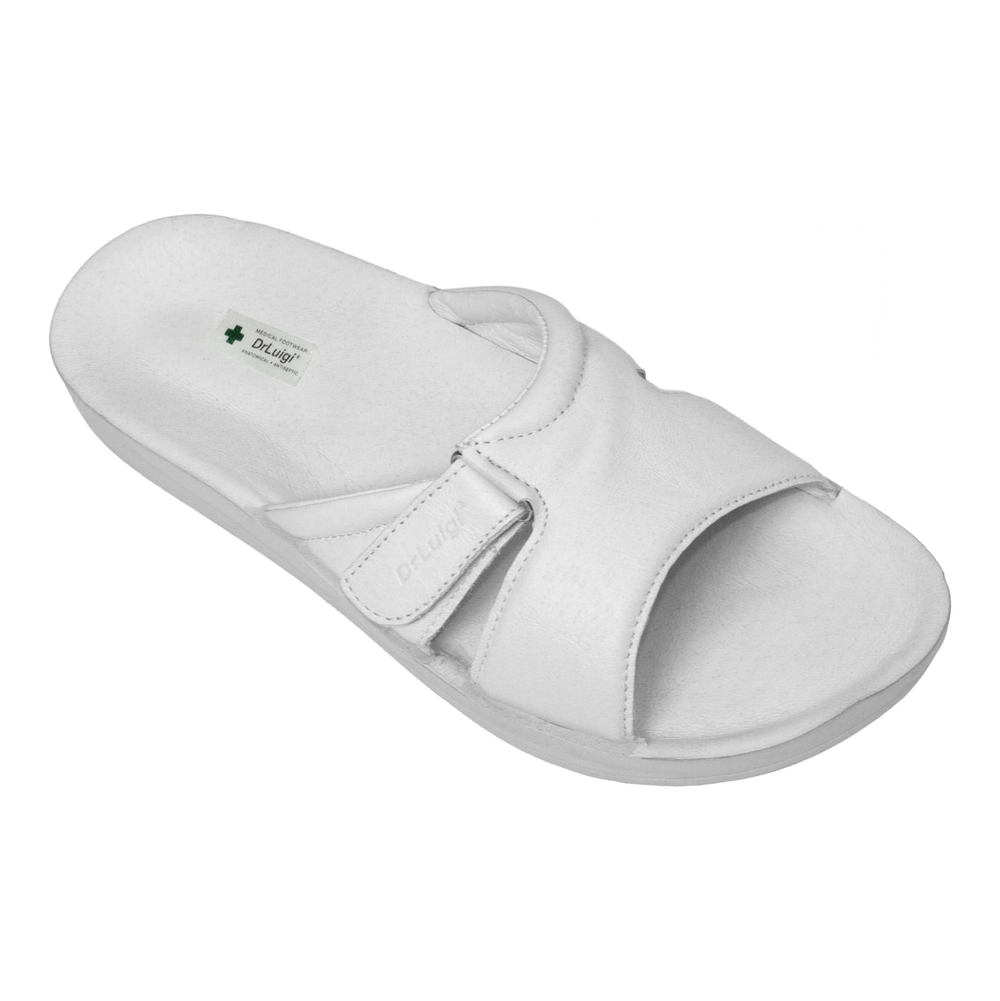 DrLuigi® Orthopedic Sandals for Women - Comfortable Medical Footwear White Leather