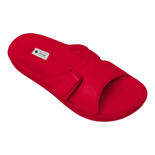 DrLuigi® Orthopedic Sandals for Women - Comfortable Medical Footwear Red Leather