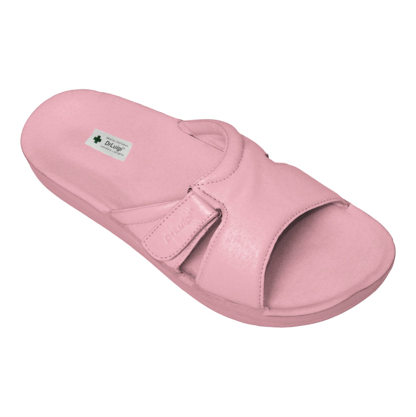 DrLuigi® Orthopedic Sandals for Women - Comfortable Medical Footwear Pink Leather